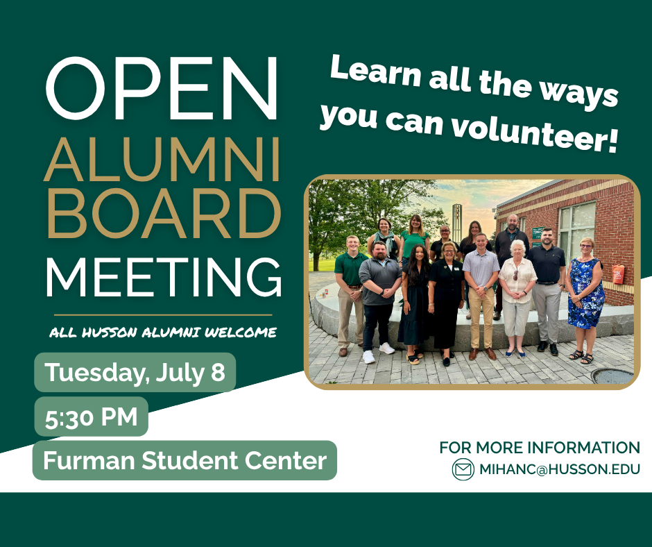 Invitation for Alumni Board meeting on July 8
